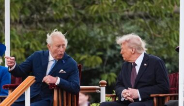 Trump fikk kongelig mottagelse på Windsor slott