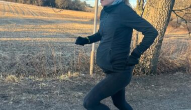 Hanne Maridal trente under graviditeten