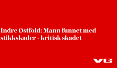 Indre Østfold: Mann funnet med stikkskader
