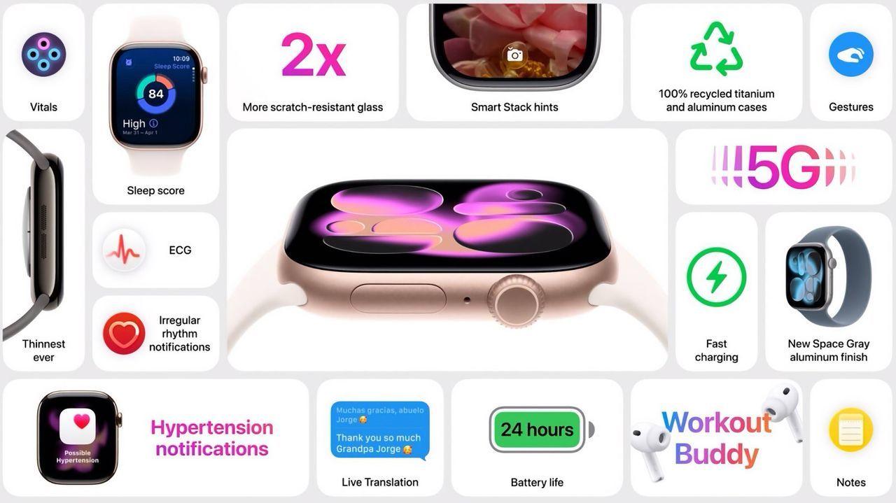Apple Watch Series 11 debuterer med livreddende blodtrykksvarsler -