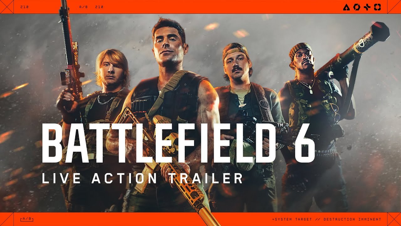 Battlefield 6 dreper Zac Efron i lanseringstrailer