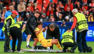 Magnus Riisnæs fraktet til sykehus etter Slavia-kampen