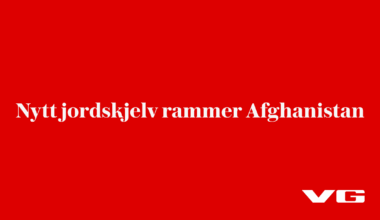 Nytt jordskjelv rammer Afghanistan