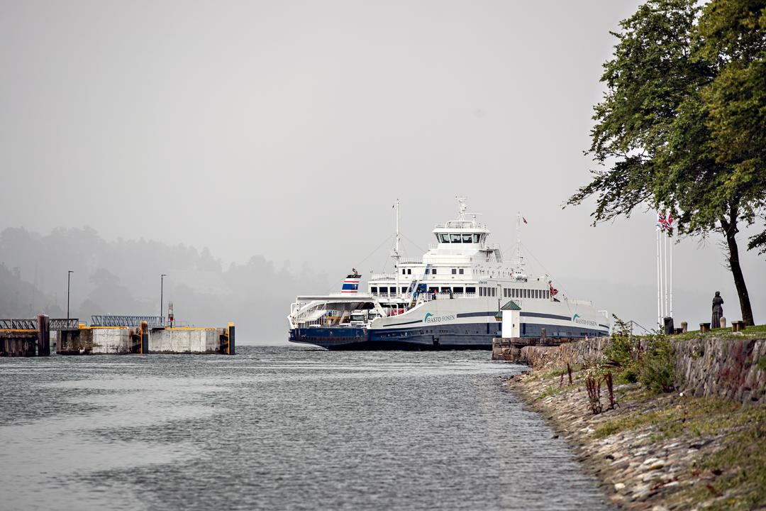 Stjålet båt sporet til Bastøfergen