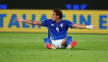 Italia - Estland: Målløst til pause