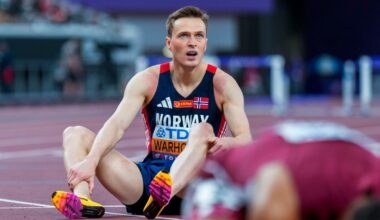 Karsten Warholm pådro seg en leggskade i VM-finalen – ikke alvorlig