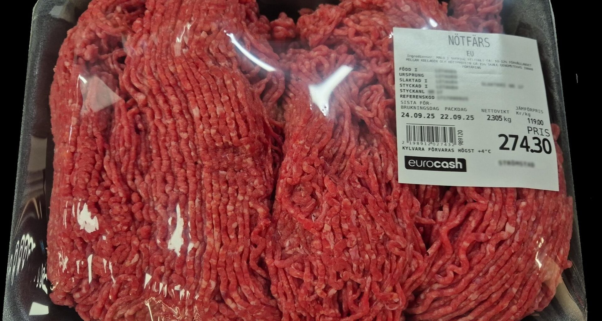 Handel, Sverige | Salmonella funnet i kjøttdeig på svenskegrensa