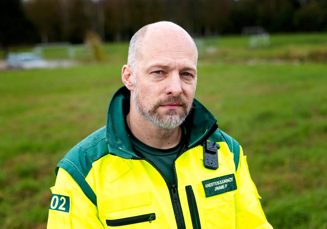 Jimmie (46) tok imot livstruende skadet kollega