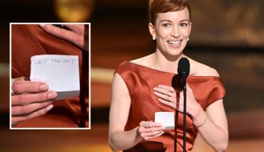 Britt Lower vant Emmy med hemmelig beskjed til fansen