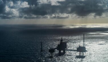 Melding om droneobservasjon ved Sleipner-plattformen