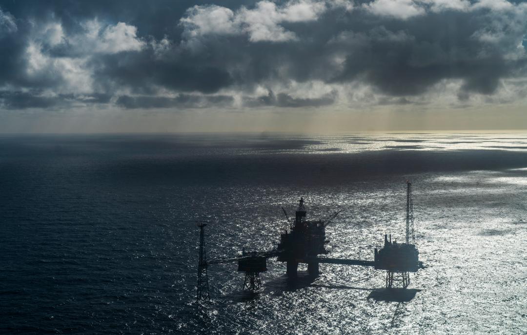 Melding om droneobservasjon ved Sleipner-plattformen