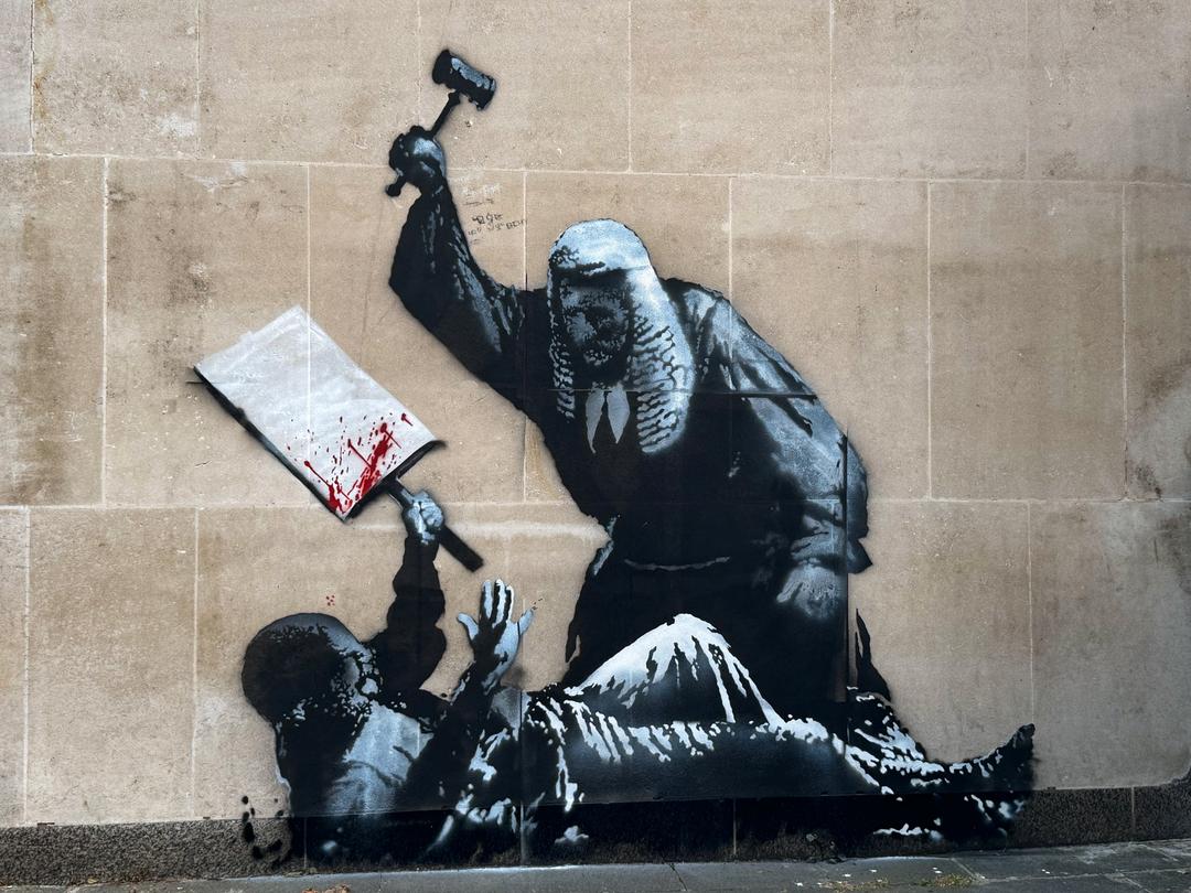 Nytt Banksy-kunstverk fjernes