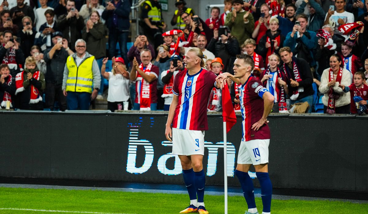 Haaland scoret fem da Norge herjet med Moldova – vant elle­ville 11-1 i VM-kvali­fise­rin­gen