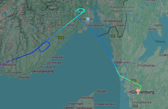 Ryanair-fly på vei til Torp måtte nødlande