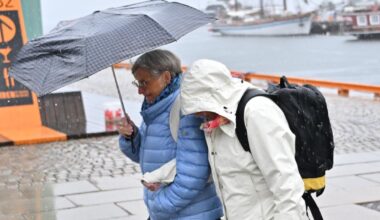 Det kommer til å hølje ned i Sør-Norge