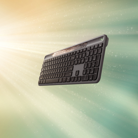 Logitech lanserer et nytt tastatur som lades med solenergi -