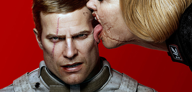 Wolfenstein II inneholdt nesten en naken Hitler - Wolfenstein II: The New Colossus