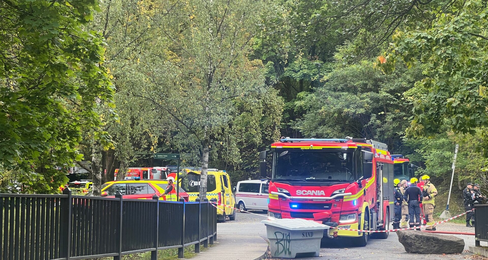 Brannvesenet, Lekkasje | Gasslekkasje i Nydalen – ber folk lukke vinduer og stenge ventilasjonsanlegg