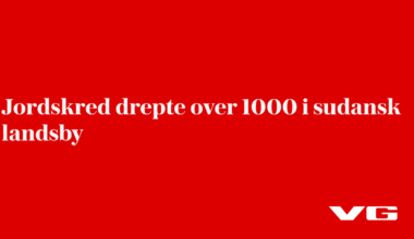 Jordskred drepte over 1000 i sudansk landsby