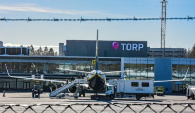 Torp Sandefjord lufthavn, Ryanair | Fly på vei til Torp måtte nødlande