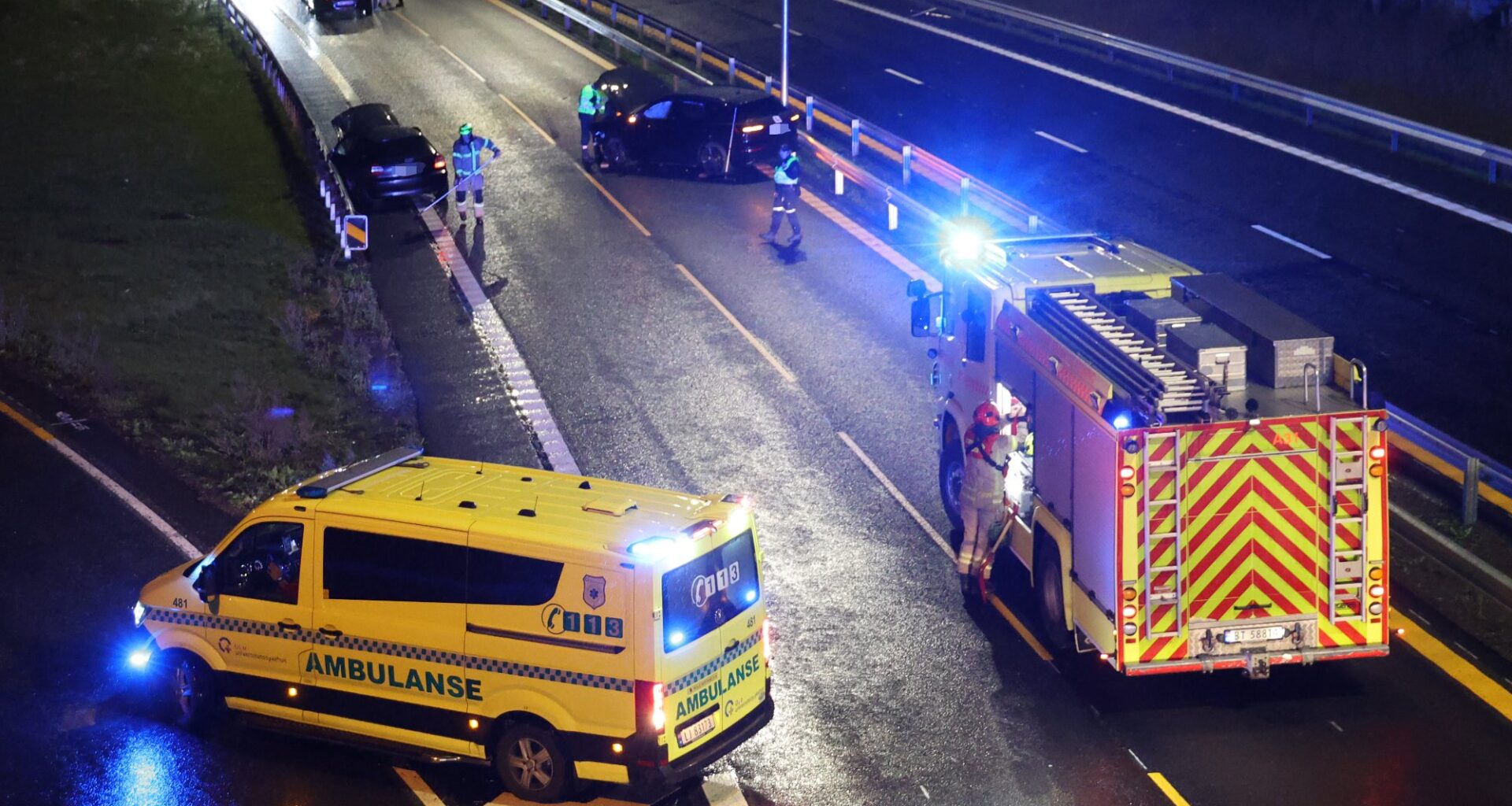 Bærum, Trafikk | Front mot front-kollisjon på E16