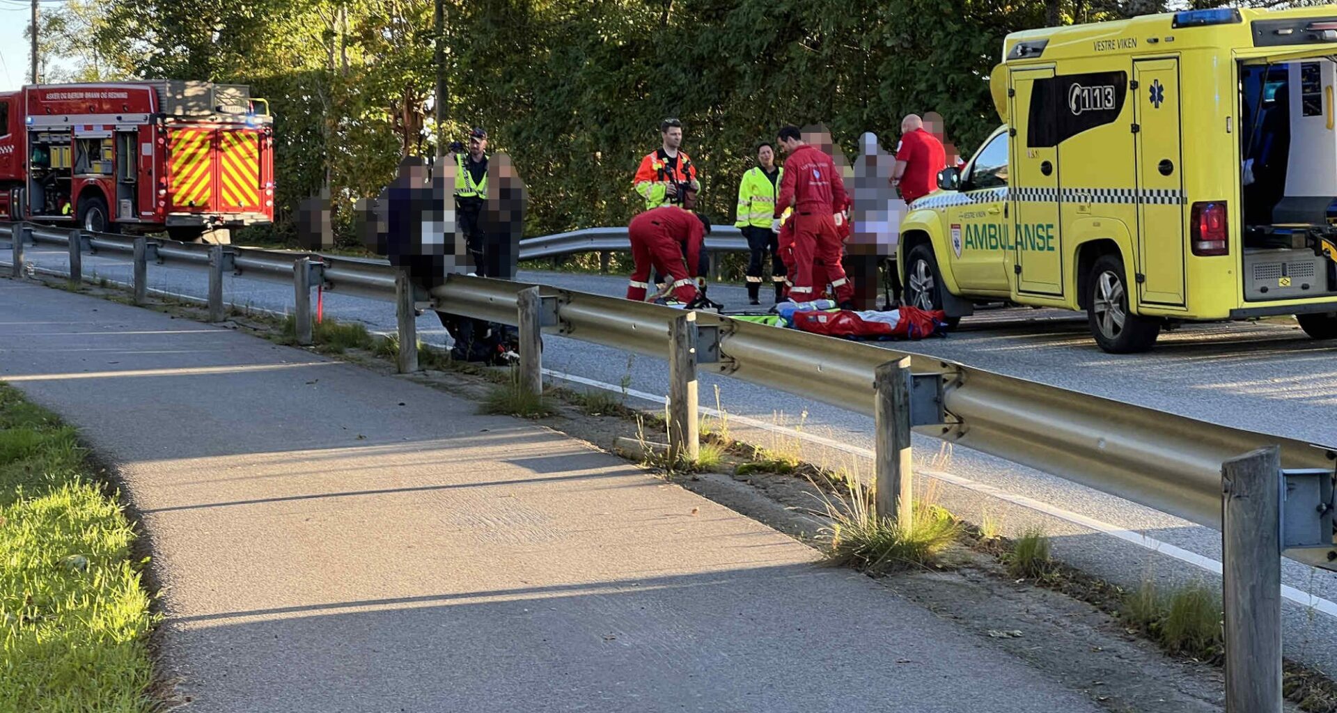 Asker, Nyhet | Stengte vei etter ulykke