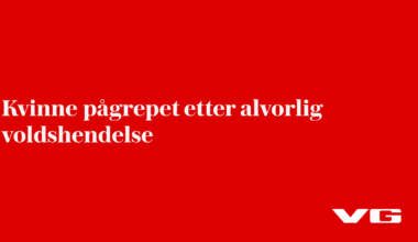 Kvinne pågrepet etter alvorlig voldshendelse