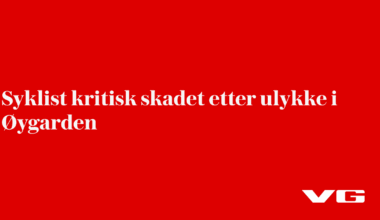 Syklist kritisk skadet etter ulykke i Øygarden