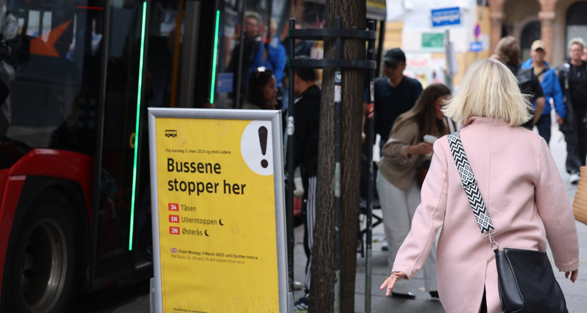 Trafikk og kollektiv, Trikk | Streik i kollektivtrafikken før landskampen mellom Norge og Israel i Oslo