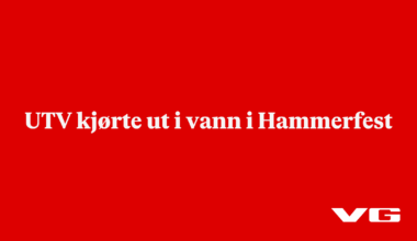 UTV kjørte ut i vann i Hammerfest