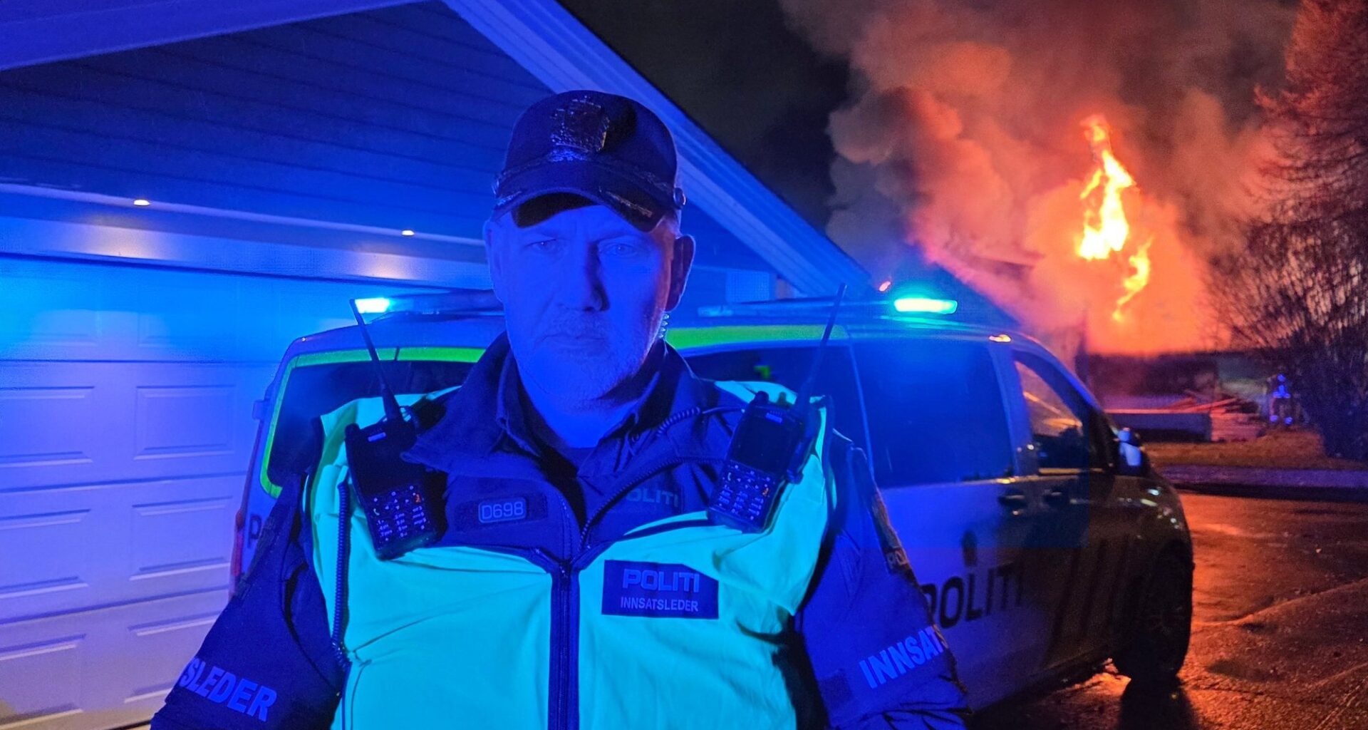 Brann, Politi | Brann i bolig i Tverråneset