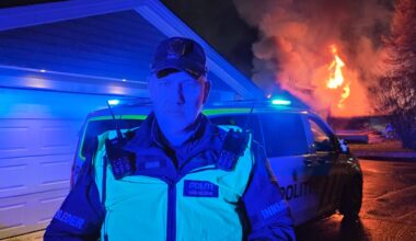 Brann, Politi | Brann i bolig i Tverråneset