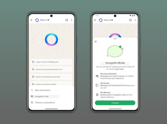 Incognito Mode WhatsApp