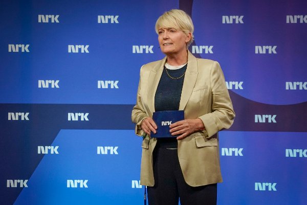 Oslo 20250917.
Kringkastingssjef Vibeke Fürst Haugen under NRKs lansering av høstens TV-programmer på Marienlyst i Oslo.Foto: Jonas Fæste Laksekjøn / NTB