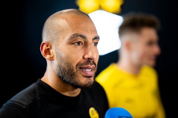 Trondheim 20250921. 
Bodø/Glimts Haitam Aleesami etter eliteseriekampen i fotball mellom Rosenborg og Bodø/Glimt på Lerkendal stadion (1-1).
Foto: Ole Martin Wold / NTB