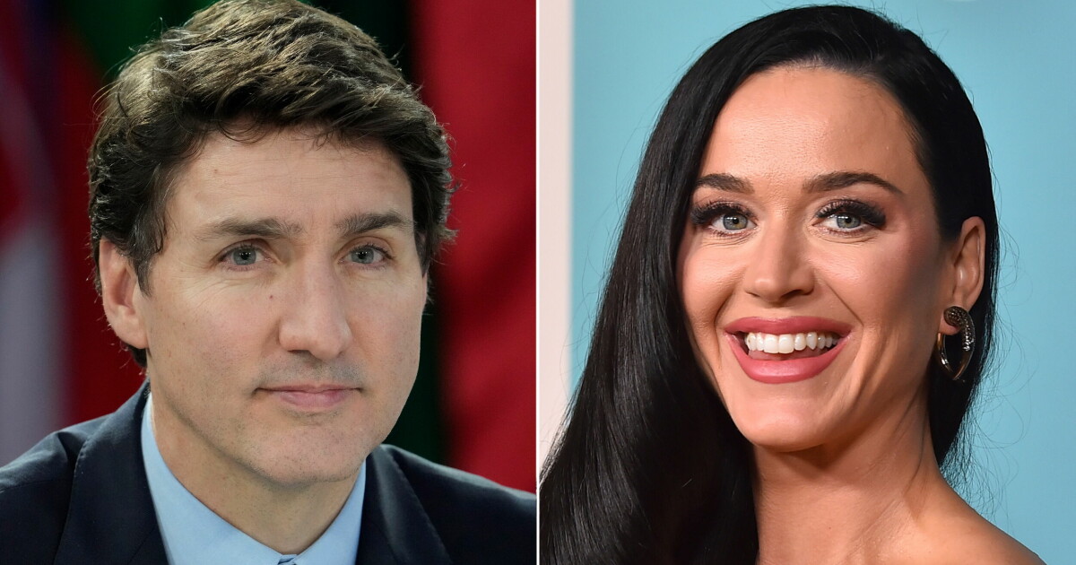Katy Perry og Justin Trudeau kom hånd i hånd