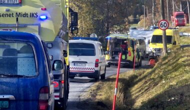 Trafikk, Politiet | Luftambulanse på veg etter trafikkulykke i Lierne: – Framstår alvorlig