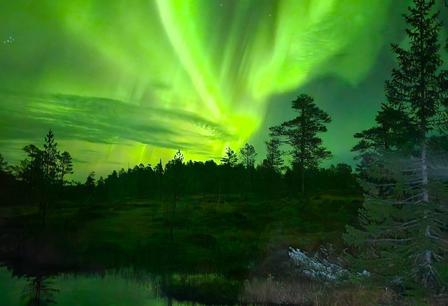 Nordlys, Namdalen | Se opp – send oss dine nordlysbilder: – Noe av det villeste jeg har sett