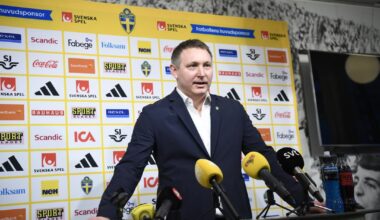 Sveriges fotballsjef Kim Källström etter 0-1-tapet mot Kosovo