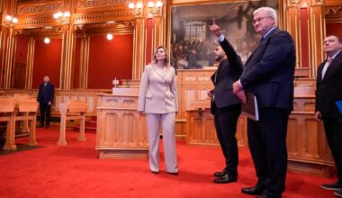 Olena Zelenska besøker Stortinget