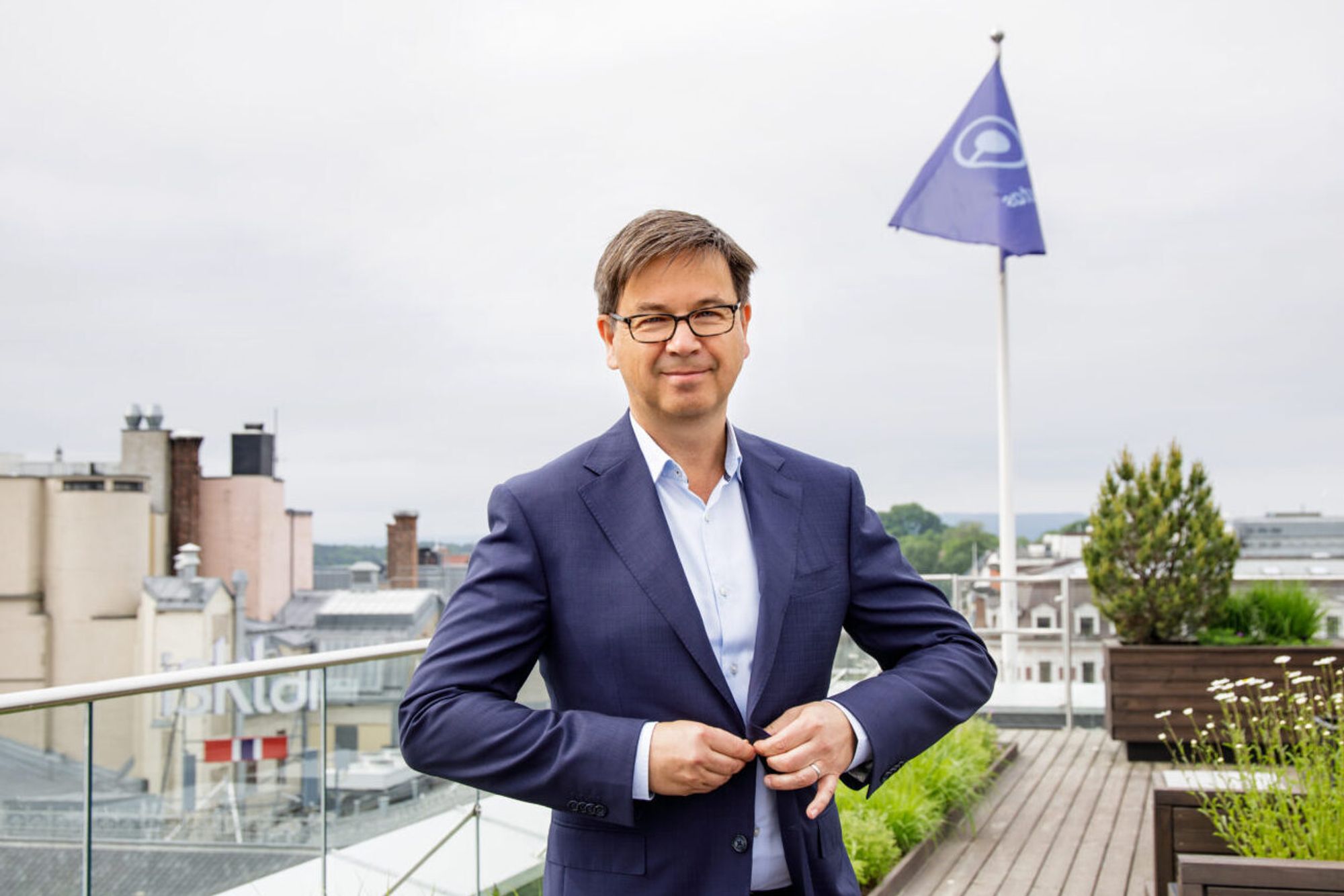 Trond Eilertsen er sjef i Computas, som opplever økt interesse for europeisk sky.