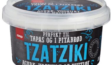 Coop tilbakekaller tzatziki etter funn av egg