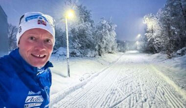 Kan det være rekord i tidlig tråkket lysløype i Tromsø?