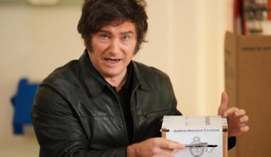 President Javier Milei går mot klar seier