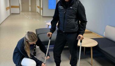 – Det smalt i leggen underveis