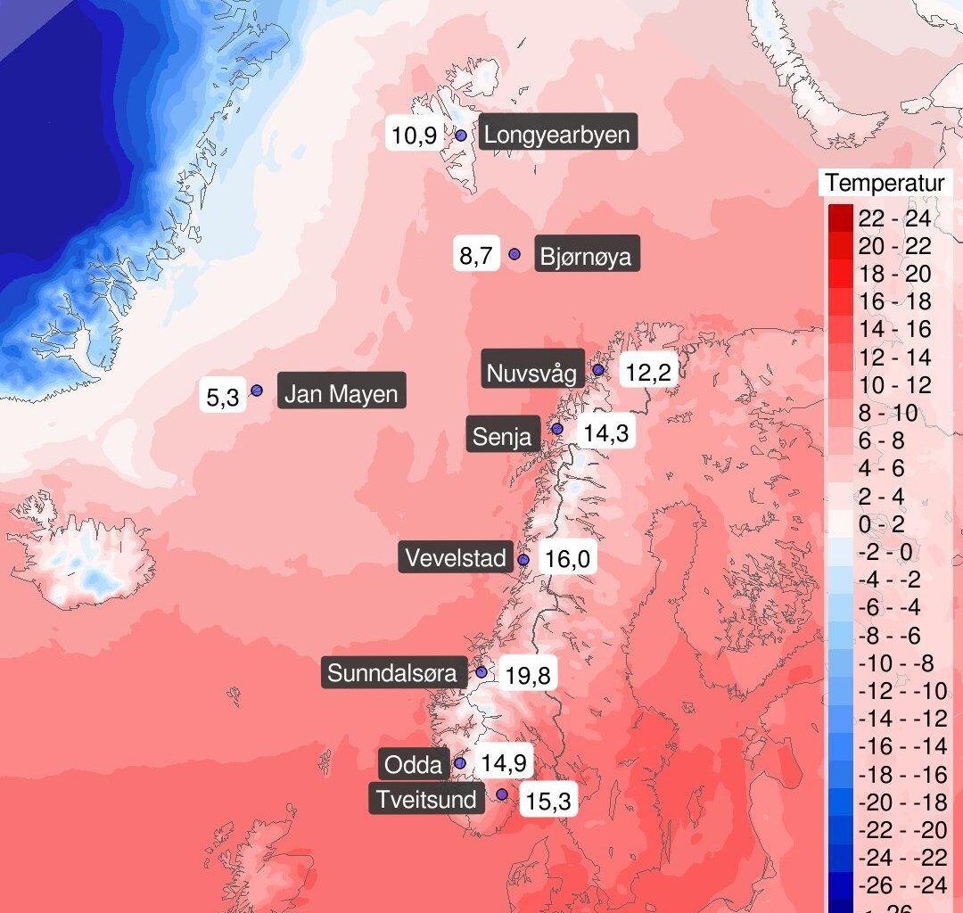 Ny varmerekord på Svalbard
