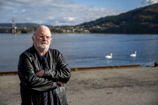 Jon Fosse fikk gratulasjon fra pave Frans. 