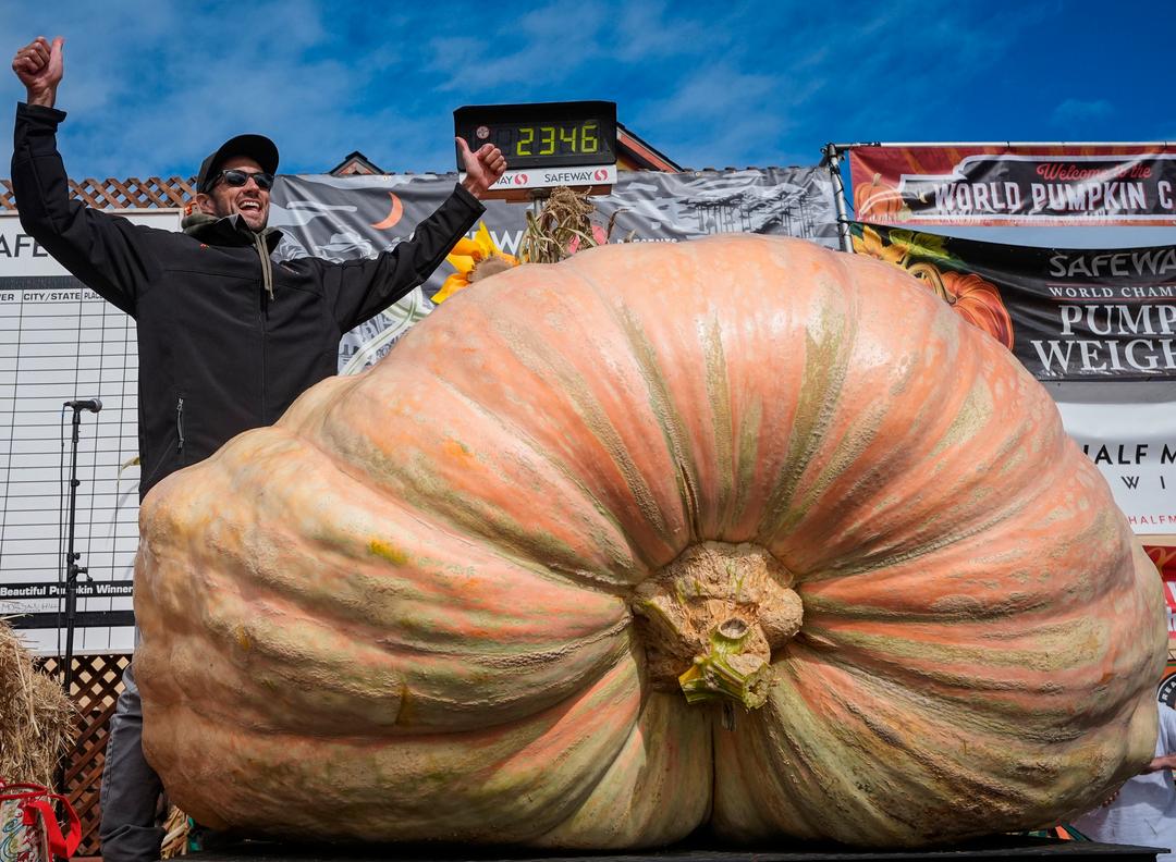 Dette gresskaret veier over ett tonn