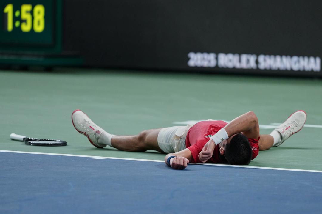Tennisstjernen Novak Djokovic kollapset i Shanghai:
