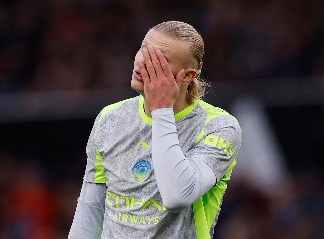 Manchester City snublet tapte 0–1 mot Aston Villa – Haaland målløs av banen for første gang på 13 kamper